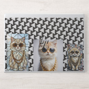 Dapper Animal Kitty In Sunglasse – Personalized HP Laptop Skin