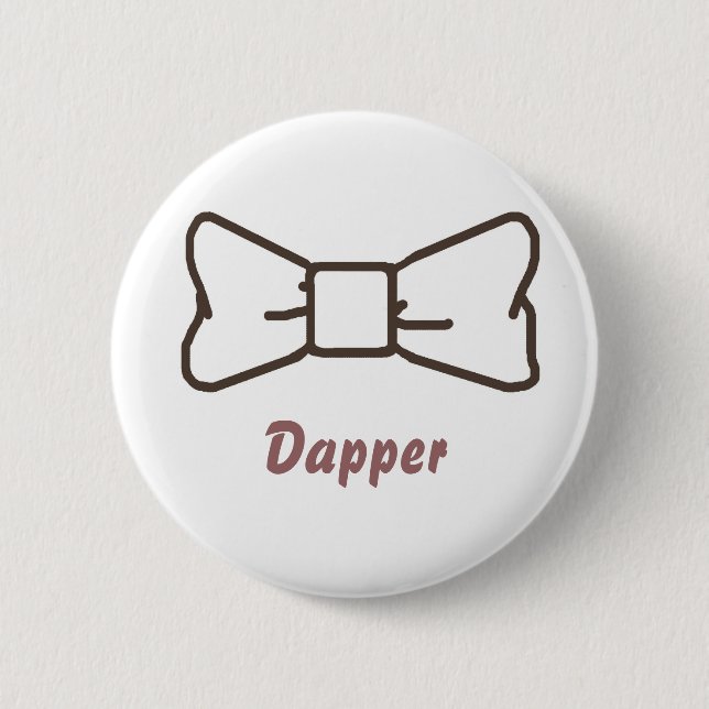 Dapper bowtie buttom button (Front)