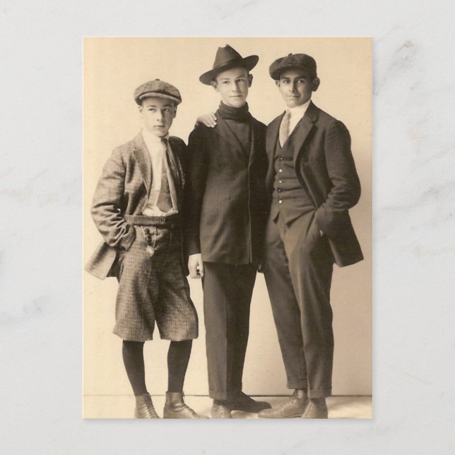 Dapper Boys Postcard (Front)