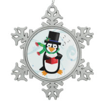 Dapper Caroling Penguin