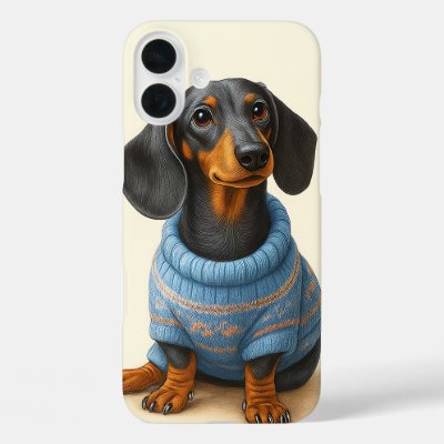 Dapper Dachshund  iPhone 16 Plus Case
