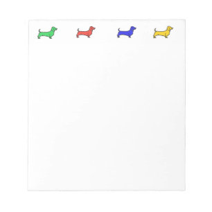 Dapper Dachshund Notepad