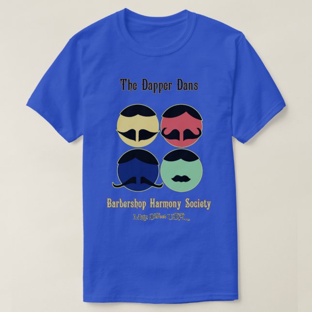 Dapper Dans Barbershop Quartet TShirt (Design Front)