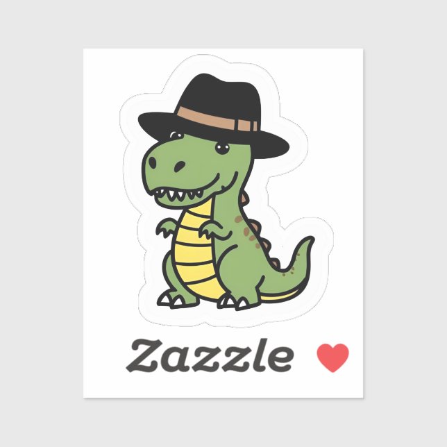 Dapper Dino Sticker (Sheet)