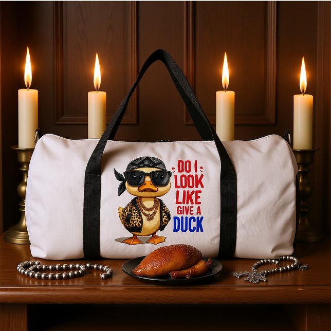 Dapper Duck Donning Shades and Bandana Duffle Bag (Creator Uploaded)
