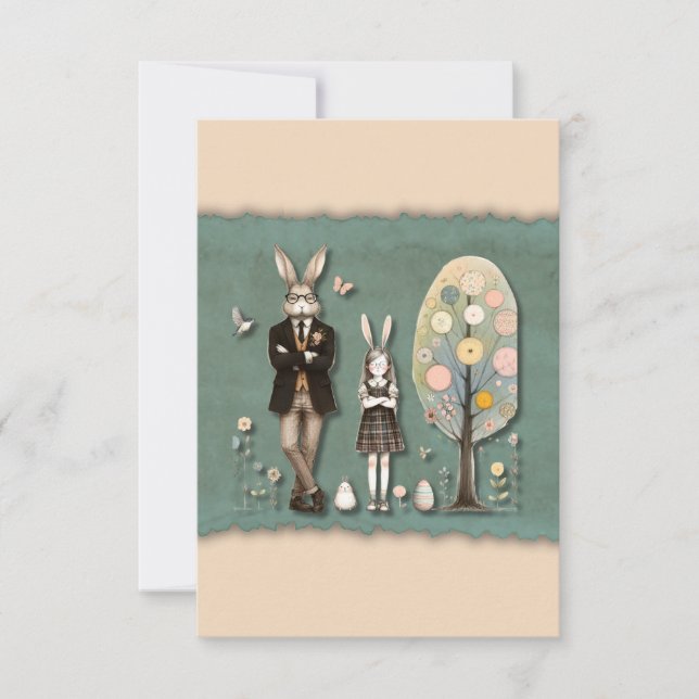 Dapper Easter Note Card (Front)