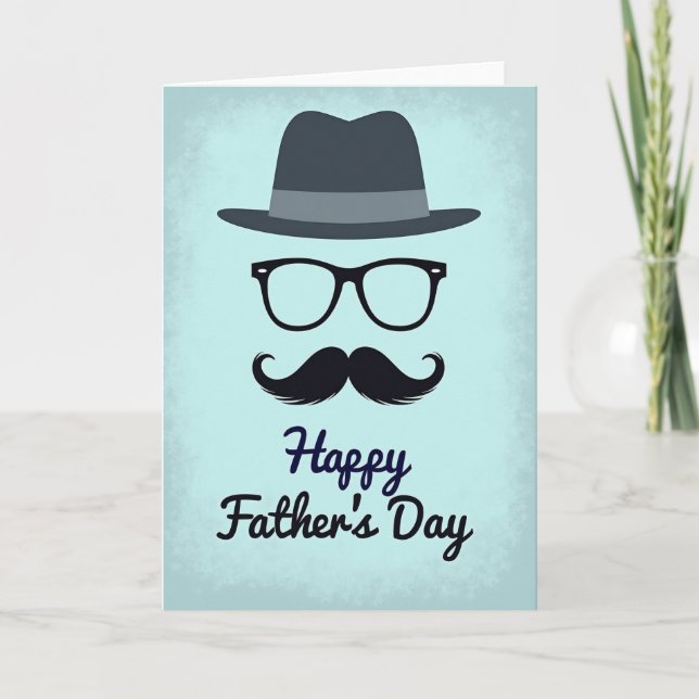 Dapper Fathers Day Graphic Card (Front)