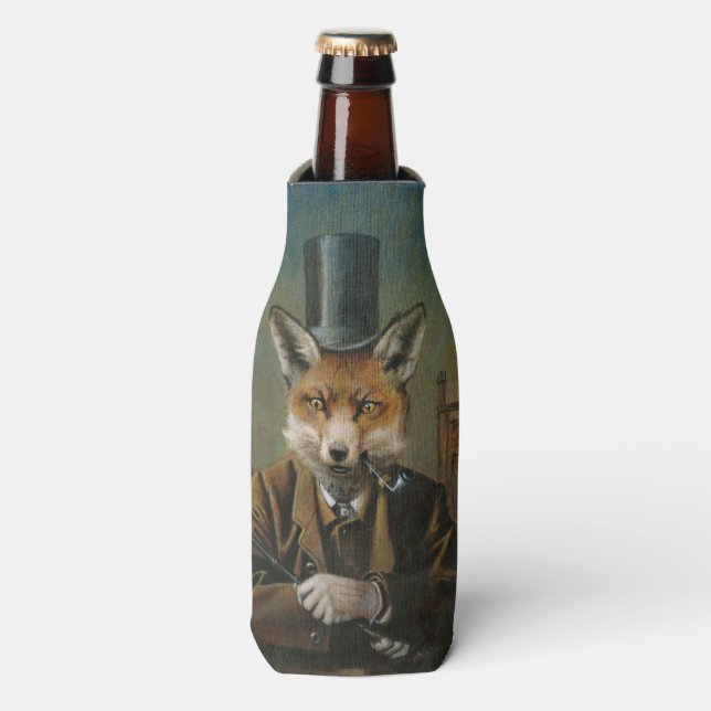 Dapper Fox Bottle Cooler (Bottle Front)