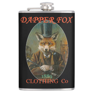 Dapper Fox Vintage Flask