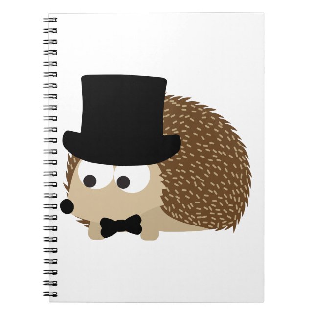 Dapper Hedgehog Notebook (Front)