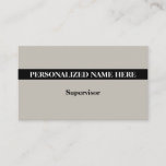 [ Thumbnail: Dapper, Humble, and Simple Business Card ]