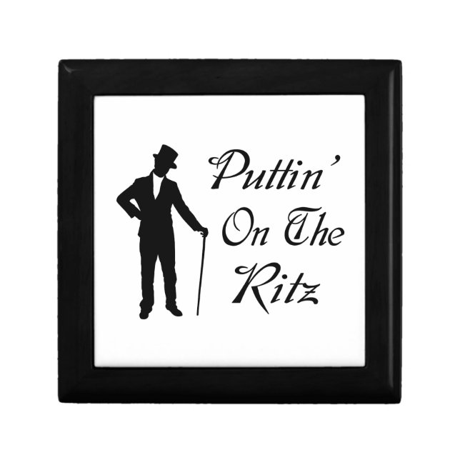 Dapper Man Puttin On The Ritz Jewelry Box (Front)