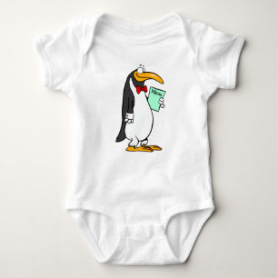 “Dapper  pinguin in a Tuxedo**T-Shirt Baby Bodysuit
