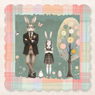 Dapper Rabbit Coasters