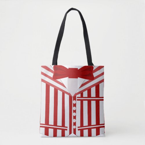 Dapper Singer Style Barbershop Quartet Design Tote Bag