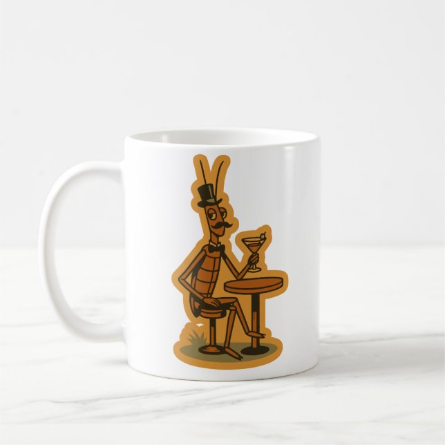 Dapper Stick-insect Mug (Left)