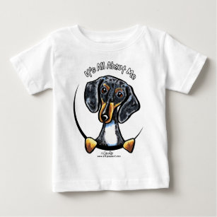 Dapple Dachshund Its All About Me Baby T-Shirt