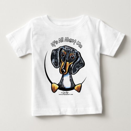 Dapple Dachshund Its All About Me Baby T_Shirt