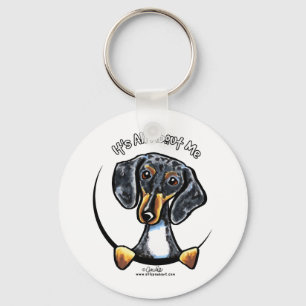 Dapple Dachshund Its All About Me Keychain