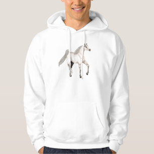 Dapple Grey Arabian Horse Hoodie