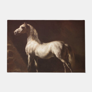 Dapple Grey Horse (by Théodore Géricault) Doormat