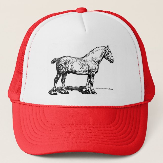 Dappled Draft Horse Cap (Front)