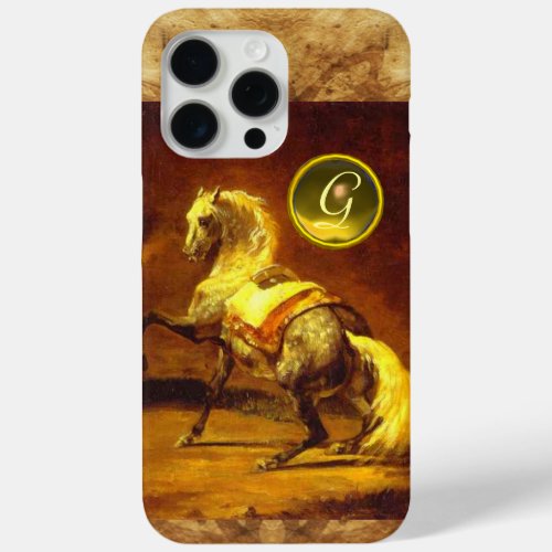 DAPPLED GREY HORSE MONOGRAM iPhone 15 PRO MAX CASE