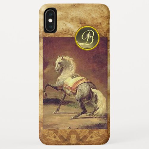 DAPPLED GREY HORSE MONOGRAM iPhone XS MAX CASE