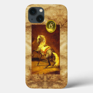 DAPPLED GREY HORSE MONOGRAM iPhone 13 CASE