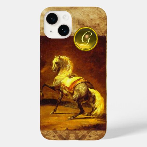 DAPPLED GREY HORSE MONOGRAM Case_Mate iPhone 14 CASE