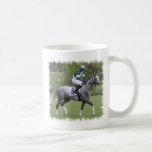 Dappled Grey Race Horse Coffee Mug