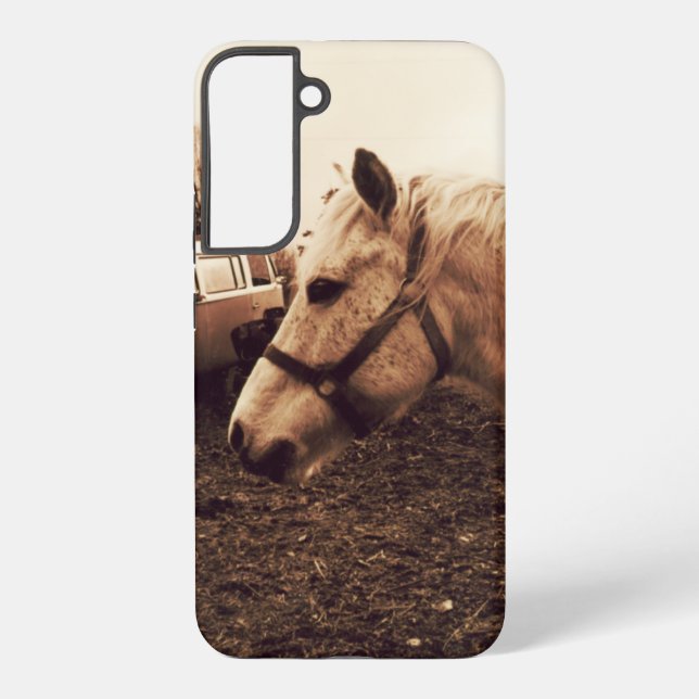 Dappled Horse and Bus Samsung Galaxy Case (Back)