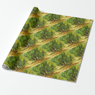 Dappled Light of Day Dreams Tree Avenue Art Wrapping Paper