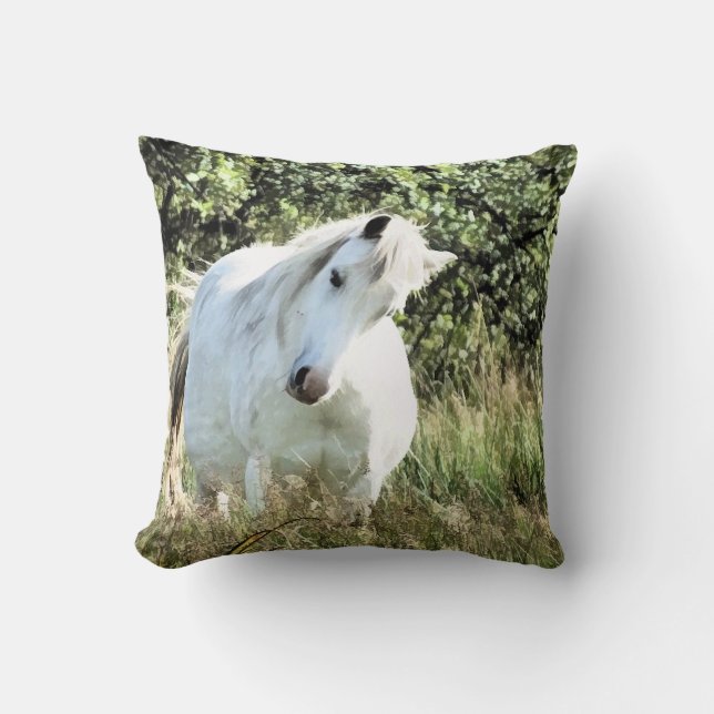 DAPPLED MARE THROW PILLOW (Front)