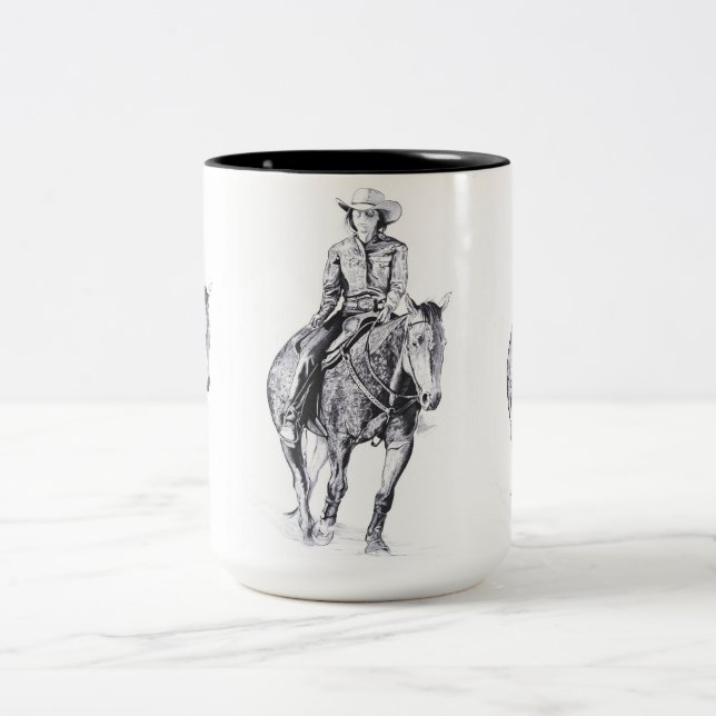 Dappled Morning Two-Tone Coffee Mug (Center)