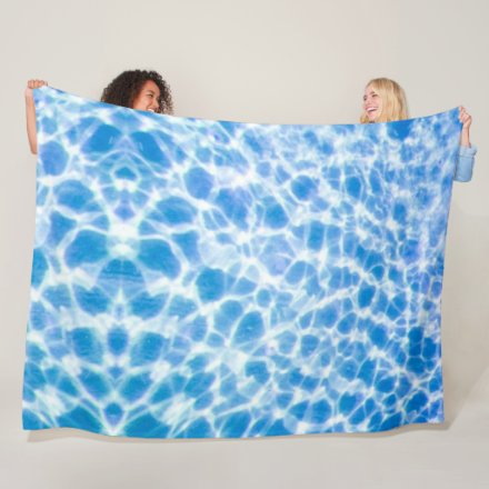 Dappled Water Fleece Blanket