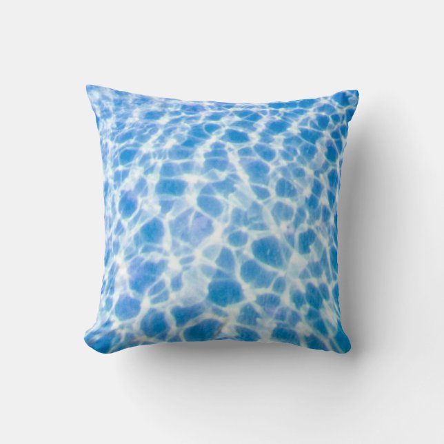 Dappled Water Throw Pillow (Front)