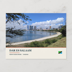Dar es Salaam Indian Ocean Shore Postcard