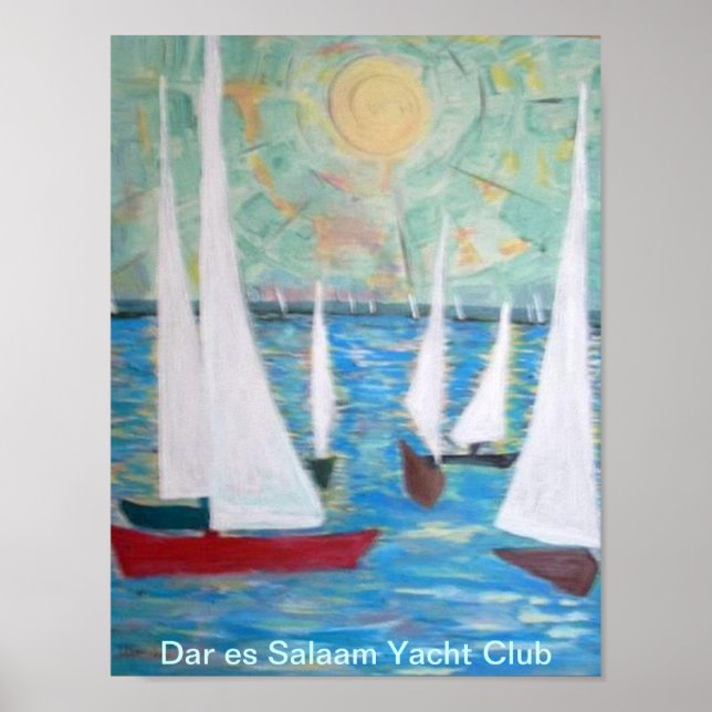 Dar es Salaam Yacht Club, Sailing Regatta  Poster (Front)