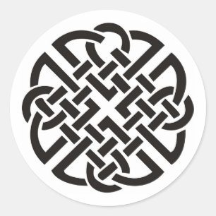  Dara Knot  Classic Round Sticker