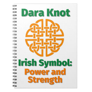 Dara Knot Irish Symbol: Power and Strength Notebook