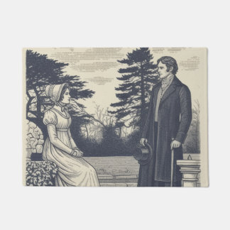 Darcy and Elizabeth Doormat