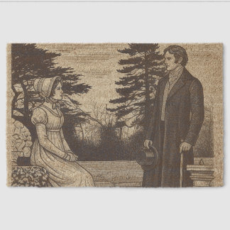 Darcy and Elizabeth, Fiber Doormat