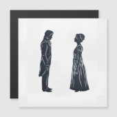 Darcy and Elizabeth Silhouette (Front/Back)