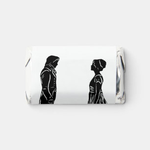 Darcy & Elizabeth Silhouette Hershey's Miniatures