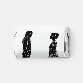 Darcy & Elizabeth Silhouette Hershey's Miniatures