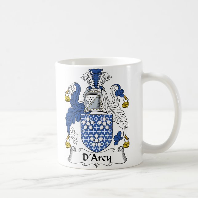 D'Arcy Family Crest Coffee Mug (Right)