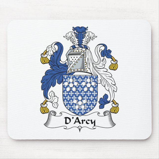 D'Arcy Family Crest Mouse Pad (Front)