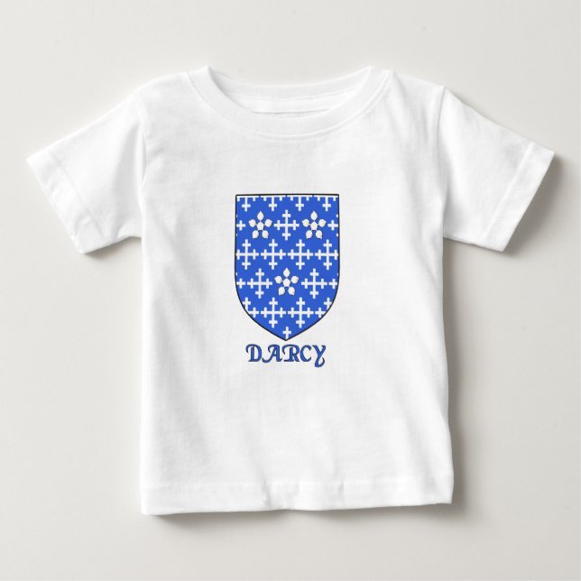 Darcy Family Shield Baby T-Shirt (Front)