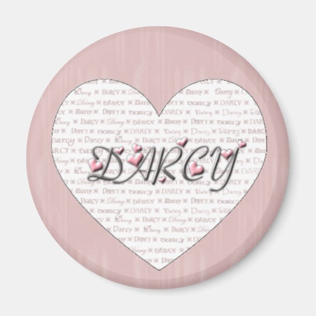 Darcy Heart Magnet (Front)